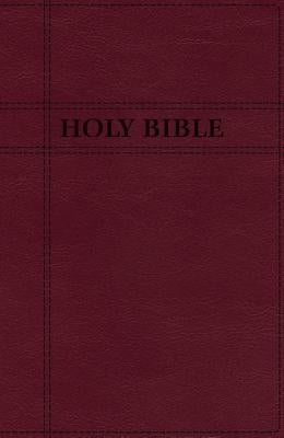 Niv, Premium Gift Bible, Leathersoft, Burgundy, Red Letter Edition, Indexed, Comfort Print by Zondervan