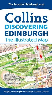 Discovering Edinburgh Illustrated Map by Beddow, Dominic