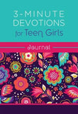 3-Minute Devotions for Teen Girls Journal by Compiled by Barbour Staff