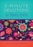 3-Minute Devotions for Teen Girls by Frazier, April