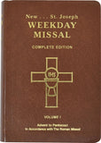 St. Joseph Weekday Missal (Vol. I / Advent to Pentecost): In Accordance with the Roman Missal by Catholic Book Publishing & Icel