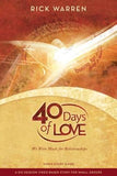 40 Days of Love Study Guide: We Were Made for Relationships by Warren, Rick