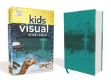Niv, Kids' Visual Study Bible, Leathersoft, Teal, Full Color Interior: Explore the Story of the Bible---People, Places, and History