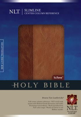 Slimline Center Column Reference Bible-NLT by Tyndale