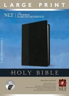 Premium Slimline Reference Bible-NLT-Large Print by Tyndale
