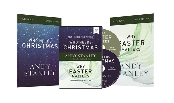 Who Needs Christmas/Why Easter Matters Study Guides with DVD by Stanley, Andy