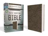 Niv, Boys' Bible, Leathersoft, Brown Camo, Comfort Print by Zondervan