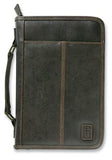 Aviator Leather-Look Brown Large Book and Bible Cover by Zondervan