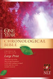 One Year Chronological Bible-NLT-Premium Slimline Large Print by Tyndale